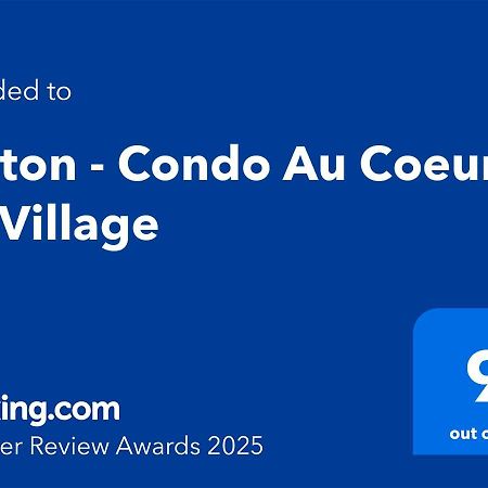 Sutton - Condo Au Coeur Du Village Bagian luar foto